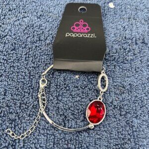Paparazzi Glamorous Glow Red Bracelet